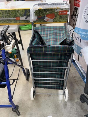Lot 2104 - Four wheeled shopping trolley