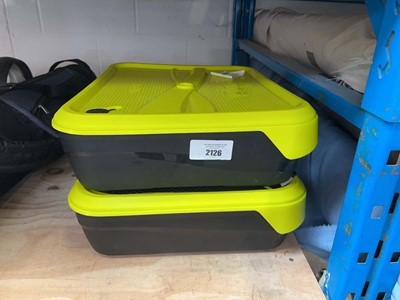 Lot 2126 - 2 cased garden Swingball sets