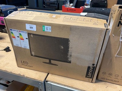 Lot 1771 - Boxed Lenovo monitor