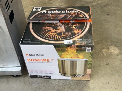 Lot 2137 - Boxed Solo Stove stainless steel outdoor firepit