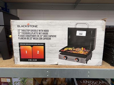 Lot 2152 - Boxed Blackstone 22" 2 burner table top grill...