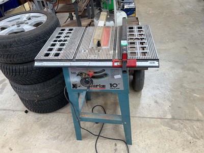 Lot 2278 - Clarke woodworker10" 240V table saw