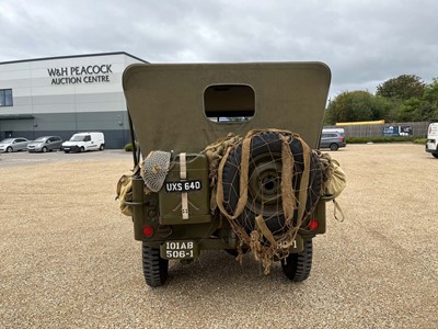 Lot (UXS 640) 1943 Willys 'MB' Jeep ¼-ton 4x4...