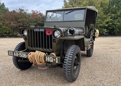Lot (UXS 640) 1943 Willys 'MB' Jeep ¼-ton 4x4...