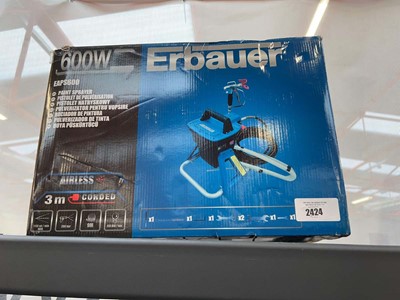 Lot 2424 - Boxed Erbaur EAPS600 240V airless paint...