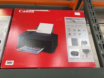 Lot 2092 - 2 Canon Pixmar TS3750i printers