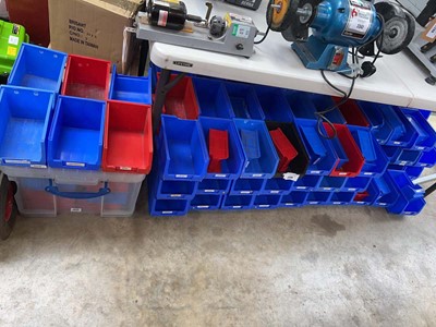 Lot 2346 - Large qty of plastic lin bins