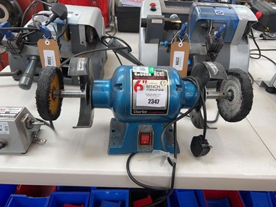 Lot 2347 - Clark metal worker 6" double ended bench grinder