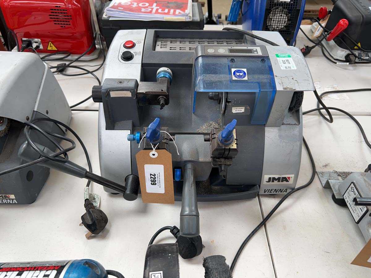 Lot 2299 - JMA Vienna 240V cylinder key cutting machine