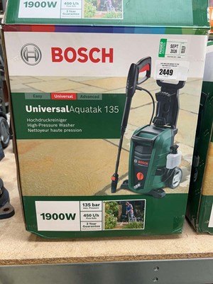 Lot 2449 - Boxed Bosch universal Aquatak 5 electric...