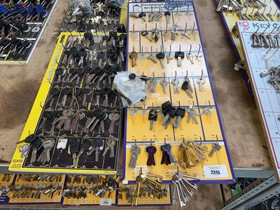 Lot 2315 - 4 wall mounted shop display boards containing...