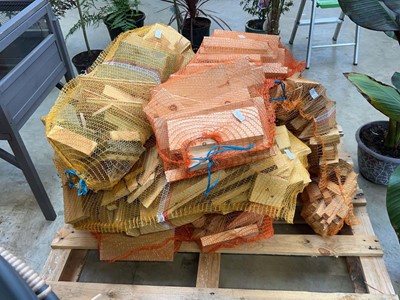 Lot 2532 - Pallet containing a large quantity of nets of...