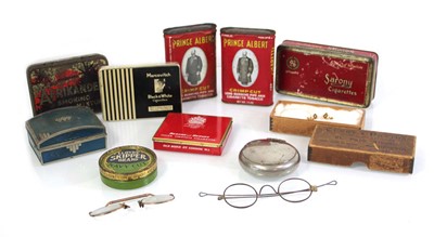 Lot 85 - A group of smoking related items together with...