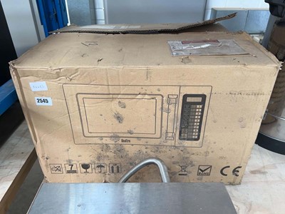 Lot 2545 - Boxed Quattro commercial microwave