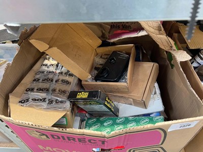 Lot 2326 - 2 large boxes of mixed ironmongery to include...