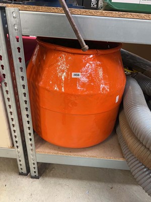 Lot 2456 - Cement mixer drum