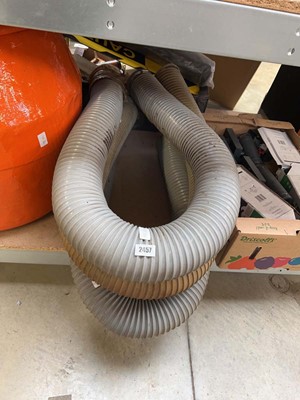 Lot 2457 - 3x Lengths of machine ducting