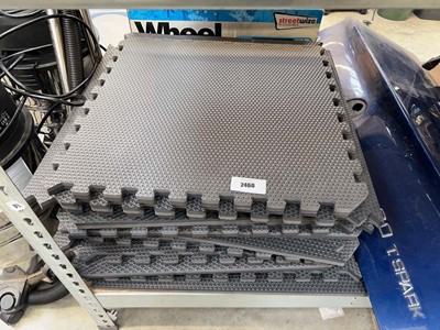 Lot 2460 - Qty. of grey rubberised click-together...