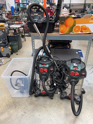 Lot 2462 - 2x Parkside Wet & Dry vacuum cleaners with a...