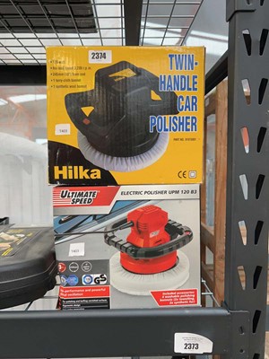 Lot 2374 - 2 electronic car polishers