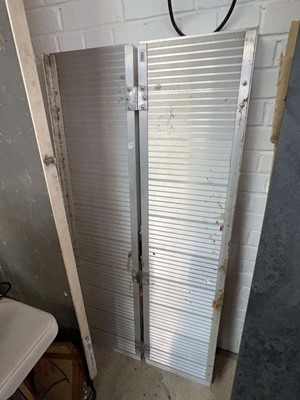 Lot 2465 - Galvanised fold out mobility ramp