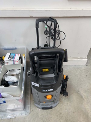 Lot 2537 - 2 x Titan electric pressure washers. No hoses...