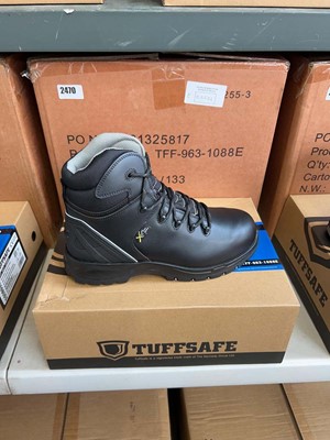 Lot 2470 - Box containing 6x pairs of Tuffsafe steel toe...