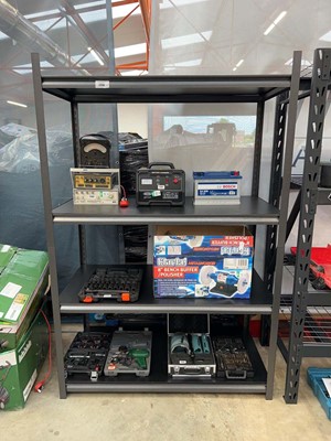 Lot 2390 - Gorilla 4 tier metal shelving rack