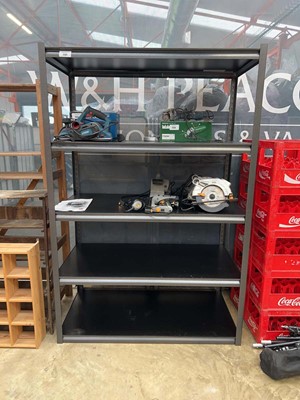 Lot 2391 - Gorilla 4 tier metal shelving rack