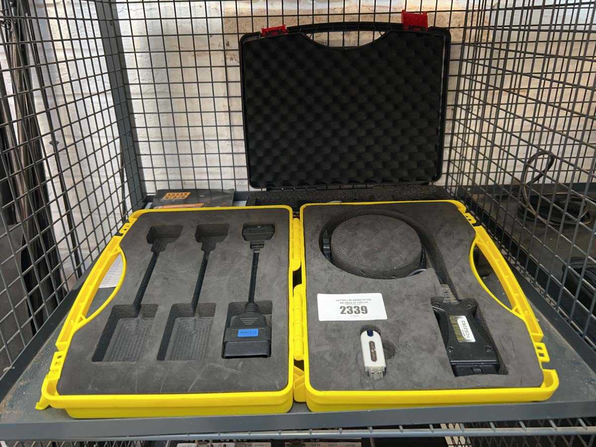 Lot 2339 - Cased True Code key programmer, together with...