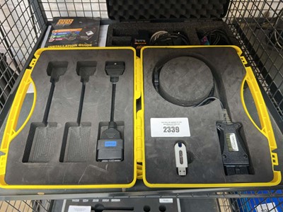 Lot 2339 - Cased True Code key programmer, together with...