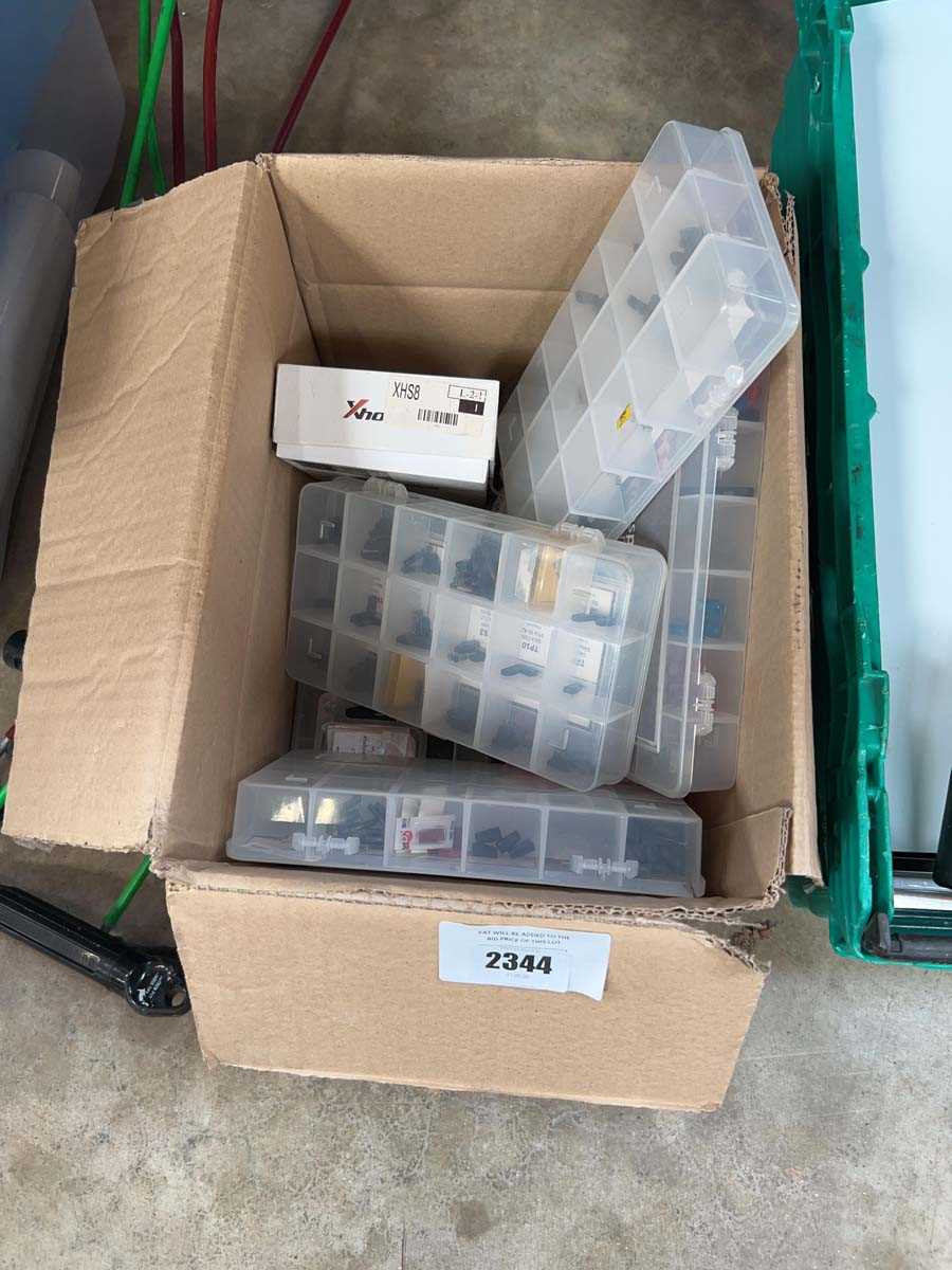 Lot 2344 - Box containing a quantity of SKS transponder...