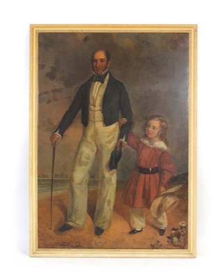 Lot 101 - 19th Century School, A portrait of a gentleman...