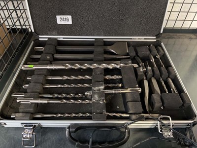 Lot 2416 - Cased Makita SDS drill bit set
