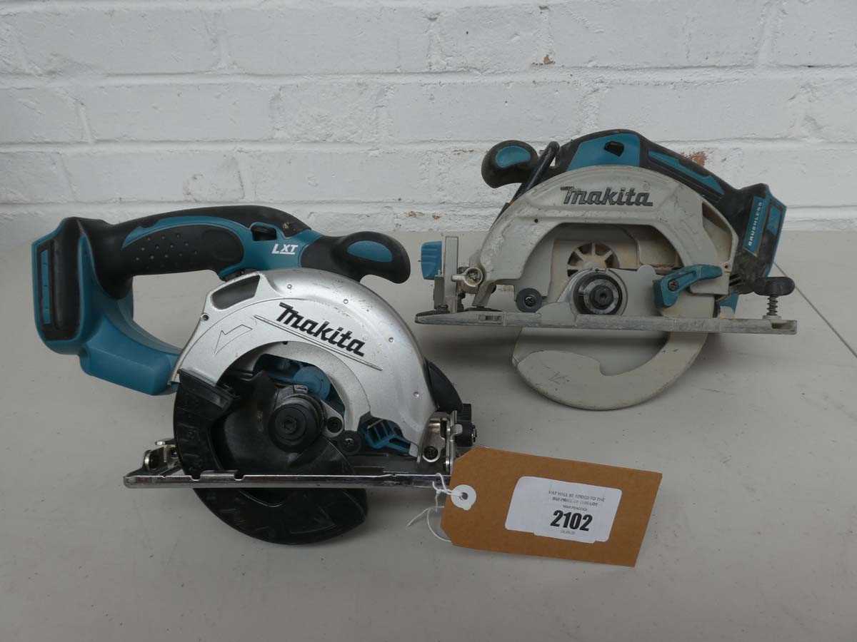 Lot A Makita DSS501 136mm 18V circular saw...