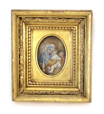 Lot 107 - 18th/19th Century, Madonna and child, an...