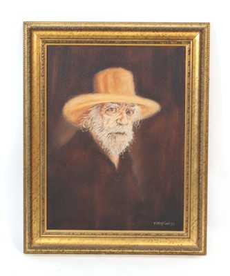 Lot 108 - Peter Deighan (b. 1941), A half-length...