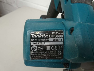 Lot A Makita LXT DHS680 165mm 18V Brushless...