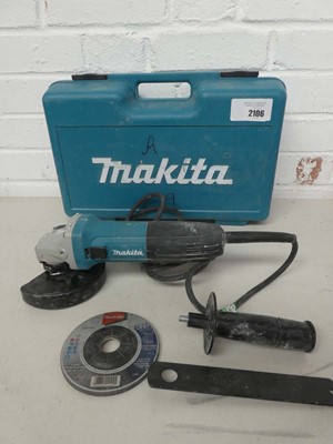 Lot A Cased Makita GA4530R 115mm 240v angle...