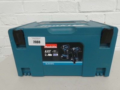Lot Cased Makita LXT DLX2145TJ 18V 2 piece...