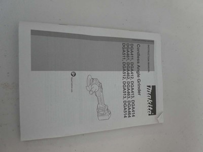 Lot Makita LXT DGA463 18V 115mm. cordless angle...