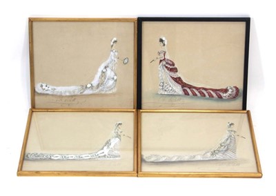 Lot 121 - Charles Pilatte (1813-1885), A group of four...