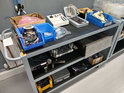 Lot 33 - Trolley contents to include 4x various control...