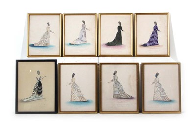 Lot 126 - Charles Pilatte (1813-1885), A group of eight...