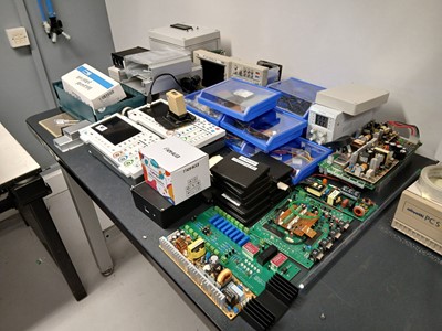 Lot 41 - Range of items on table top, mostly parts,...