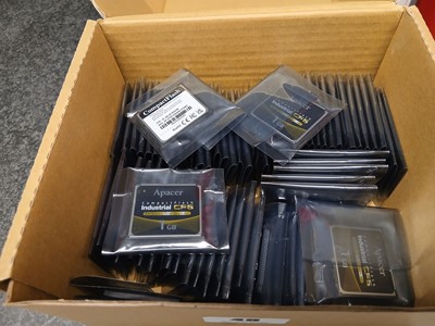 Lot 48 - Box containing Apacer Compact Flash industrial...