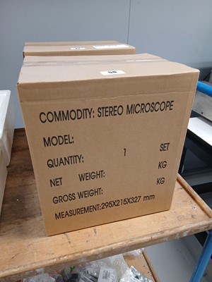 Lot 50 - Stereo microscope in box