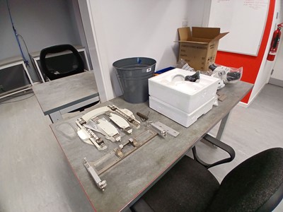 Lot 58 - Table top of various items to include Baush...