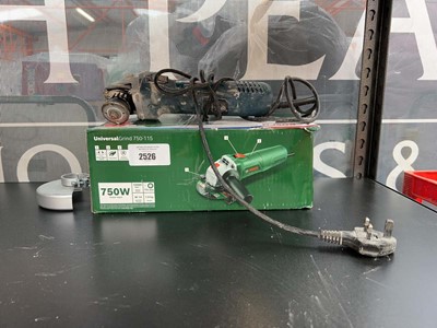Lot 2526 - 2x Bosch 240V angle grinders