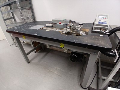 Lot 65 - Custom built saw for small component parts...